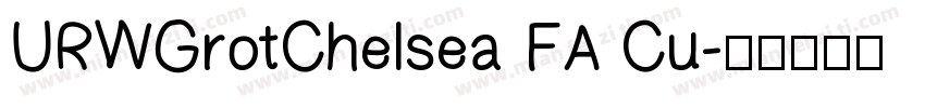 URWGrotChelsea FA Cu字体转换